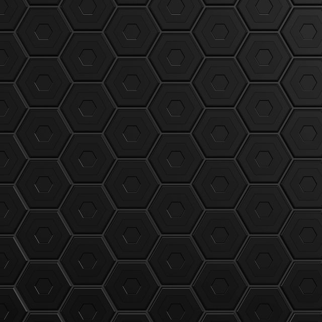 black hexagonal background