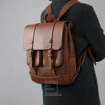 backpack no12 leather diy studio 002