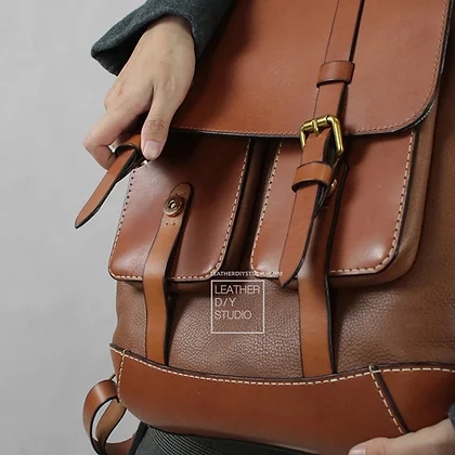 backpack no12 leather diy studio 007