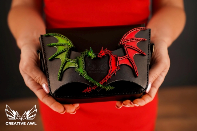 leather dragon clutch bag creative awl 002 thumbs