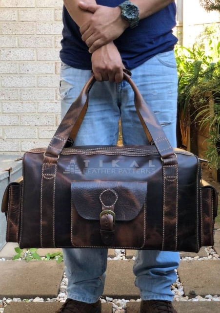 duffle bag tikal leather patterns 002 thumbs