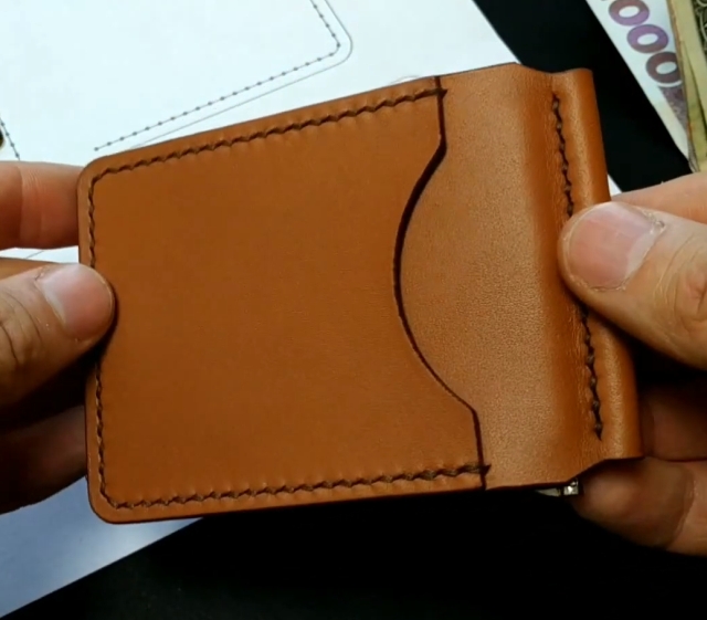 money clip from the channel diy leather goods 003 thumbs