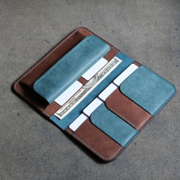 Free pattern Longer Wallet with coin holder The Clipper from DS Leather ...